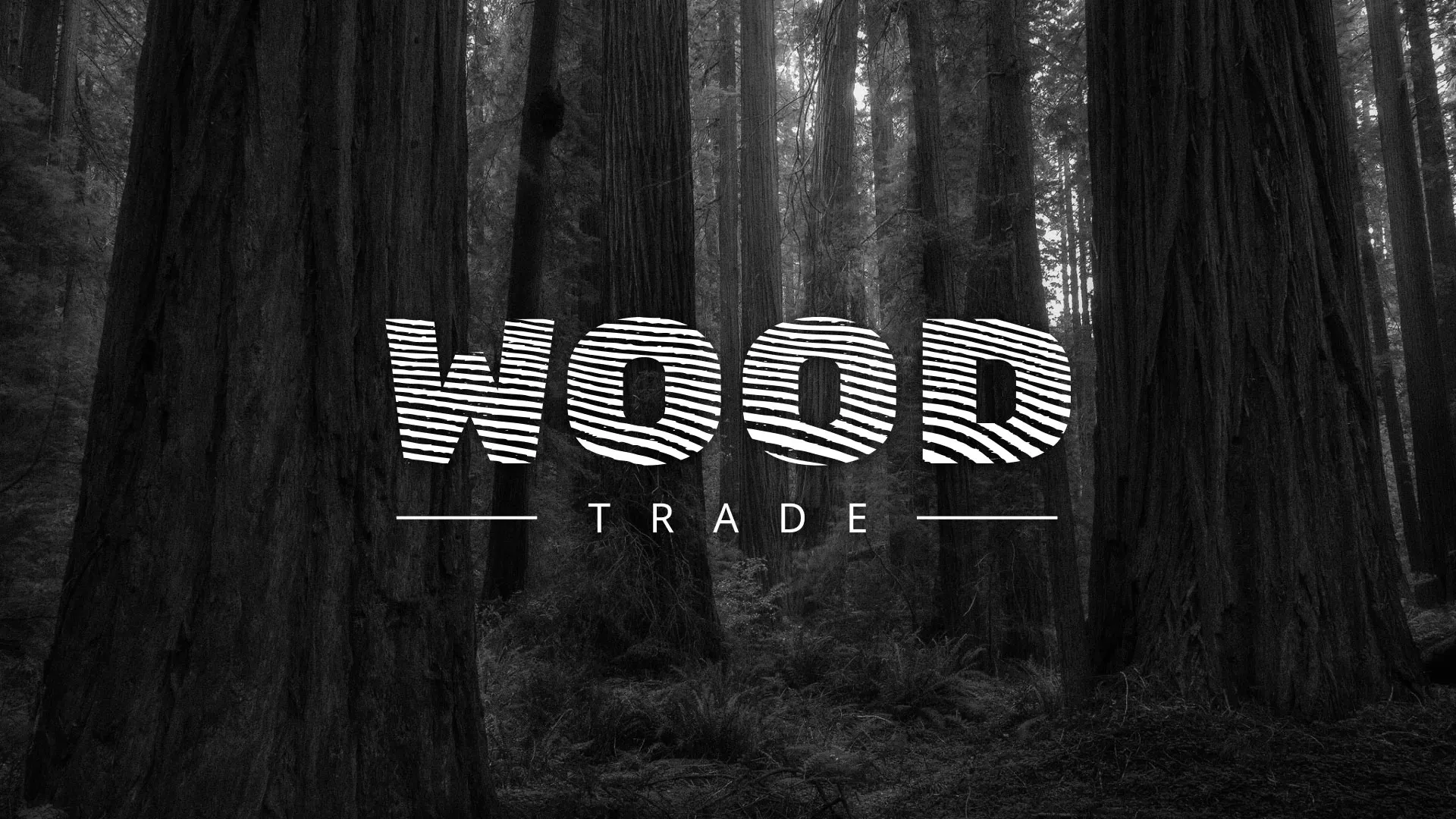 Разработка логотипа для компании «Wood Trade» в Мысках